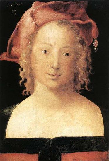 Albrecht Durer Portrait of a Young Girl oil painting image